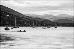 Five men in a boat