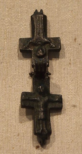 Reliquary Cross with Christ and the Virgin in the Princeton University Art Museum, July 2011