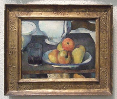 Still Life with Apples and a Glass of Wine by Cezanne in the Philadelphia Museum of Art, January 2012