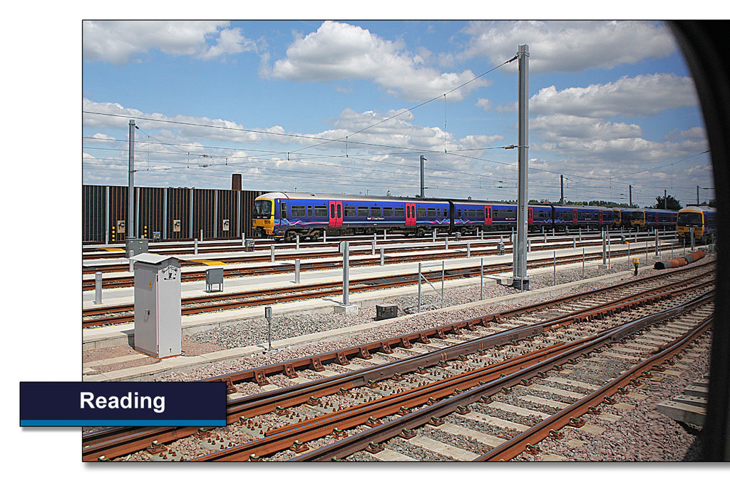 FGW Thames Turbos 165 140, 135 & 130 - Reading  - 25.6.2014