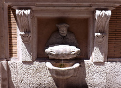 Il Facchino, the Talking Statue off the Via Del Corso in Rome, June 2014