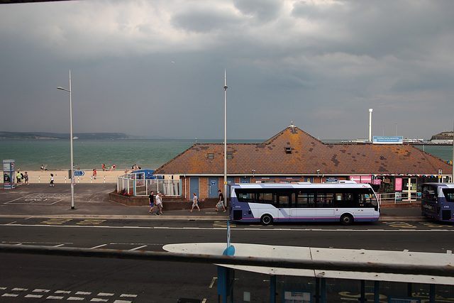 Approaching storm, Weymouth Bay