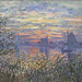 Detail of Marine View with a Sunset by Monet in the Philadelphia Museum of Art, August 2009