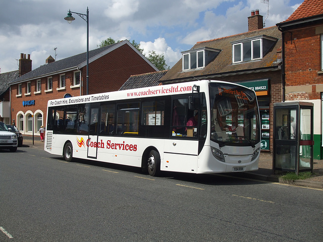 Coach Services of Thetford YX14 RXK in Watton - 17 Jul 2014 (DSCF5477)