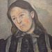 Detail of a Portrait of Madame Cezanne in the Philadelphia Museum of Art, January 2012