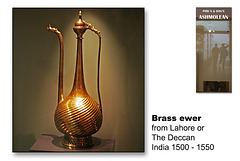 Brass ewer India c1525 - The Ashmolean Museum - Oxford - 24.6.2014