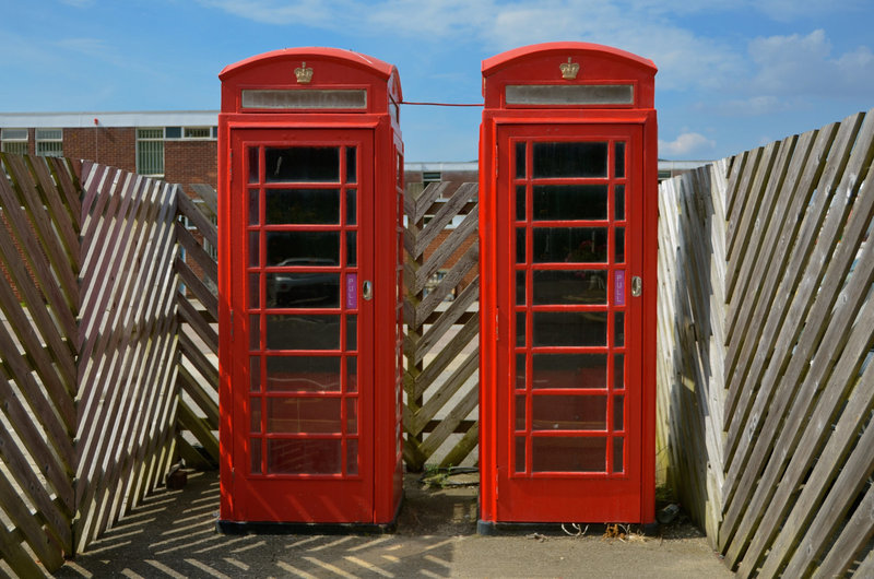 Old GPO telephone boxes, Portland Port