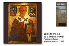 Saint Nicholas - Russian icon - 1400-1600  - The Ashmolean Museum - Oxford - 24.6.2014