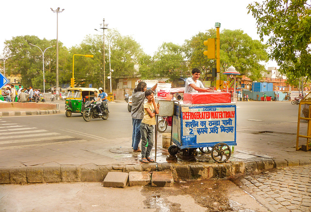 Water Merchant at Chandni Chowk