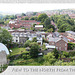 Lewes Castle - 23.7.2014 - the view to north