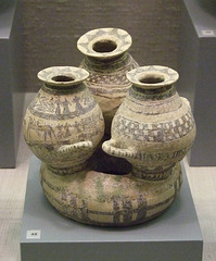 Kernos with Three Attached Jars in the Princeton University Art Museum, July 2011