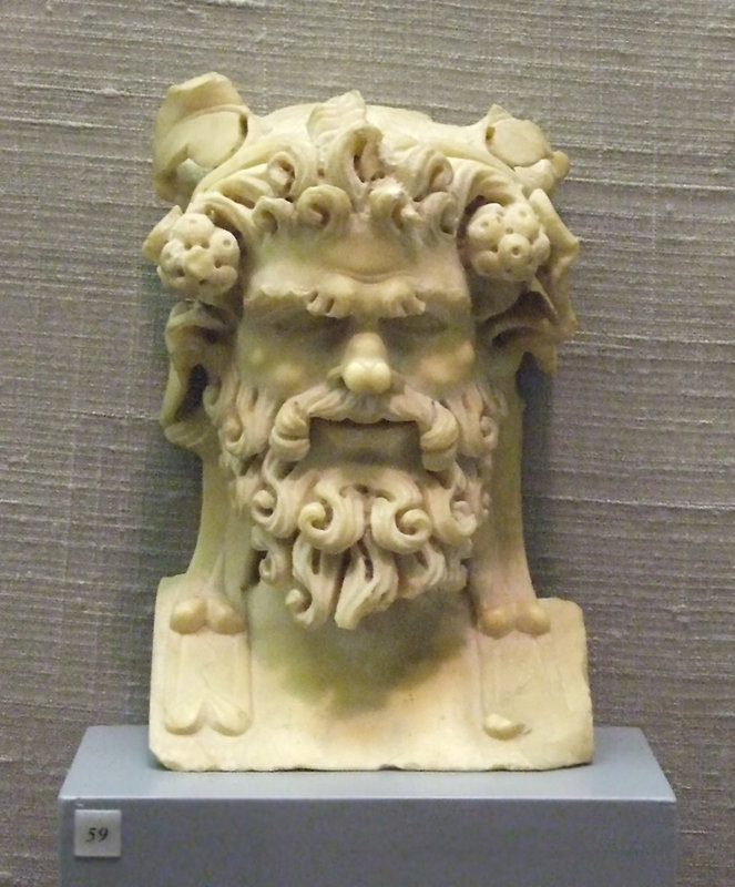 Table Support in the Form of a Satyr's Head in the Princeton University Art Museum, July 2011