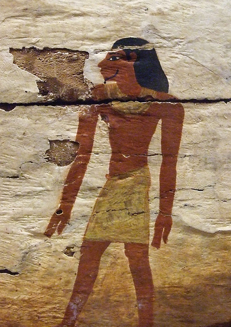 Detail of the Coffin of Ahmose in the Metropolitan Museum of Art, November 2010