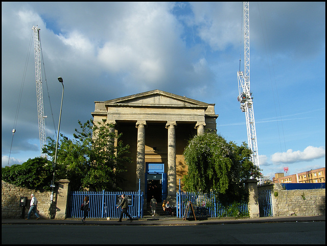 cranes mark the end of Jericho