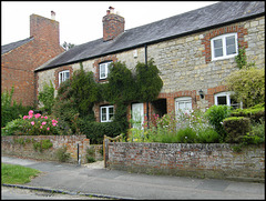 stone and brick cottages