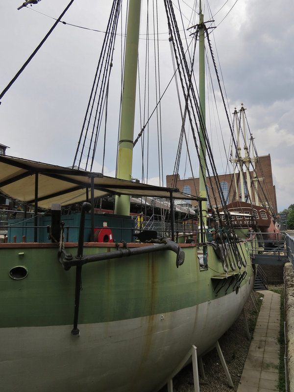 fake ships, tobacco dock, london