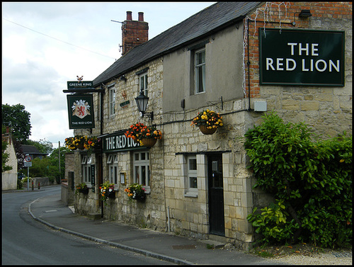 The Red Lion, at Old Marston