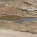 Rock pool left behind by the sea