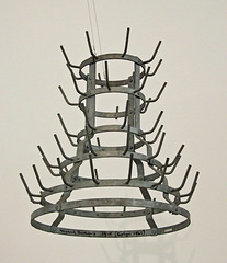 Bottlerack by Duchamp in the Philadelphia Museum of Art, January 2012
