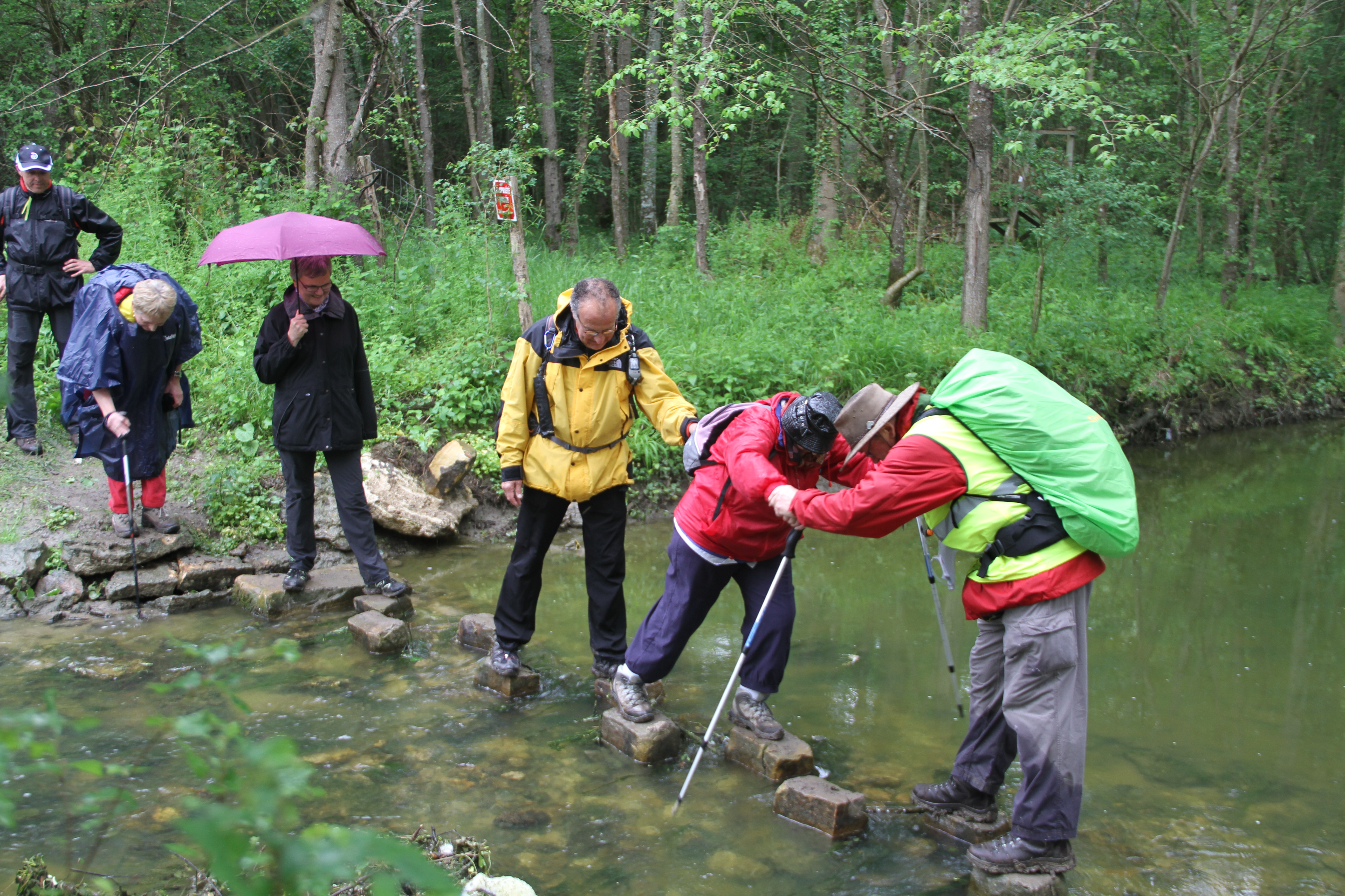 Randonnée 2014 - Gué sur l'Ancoeur - Bois des Bordes Chalonges