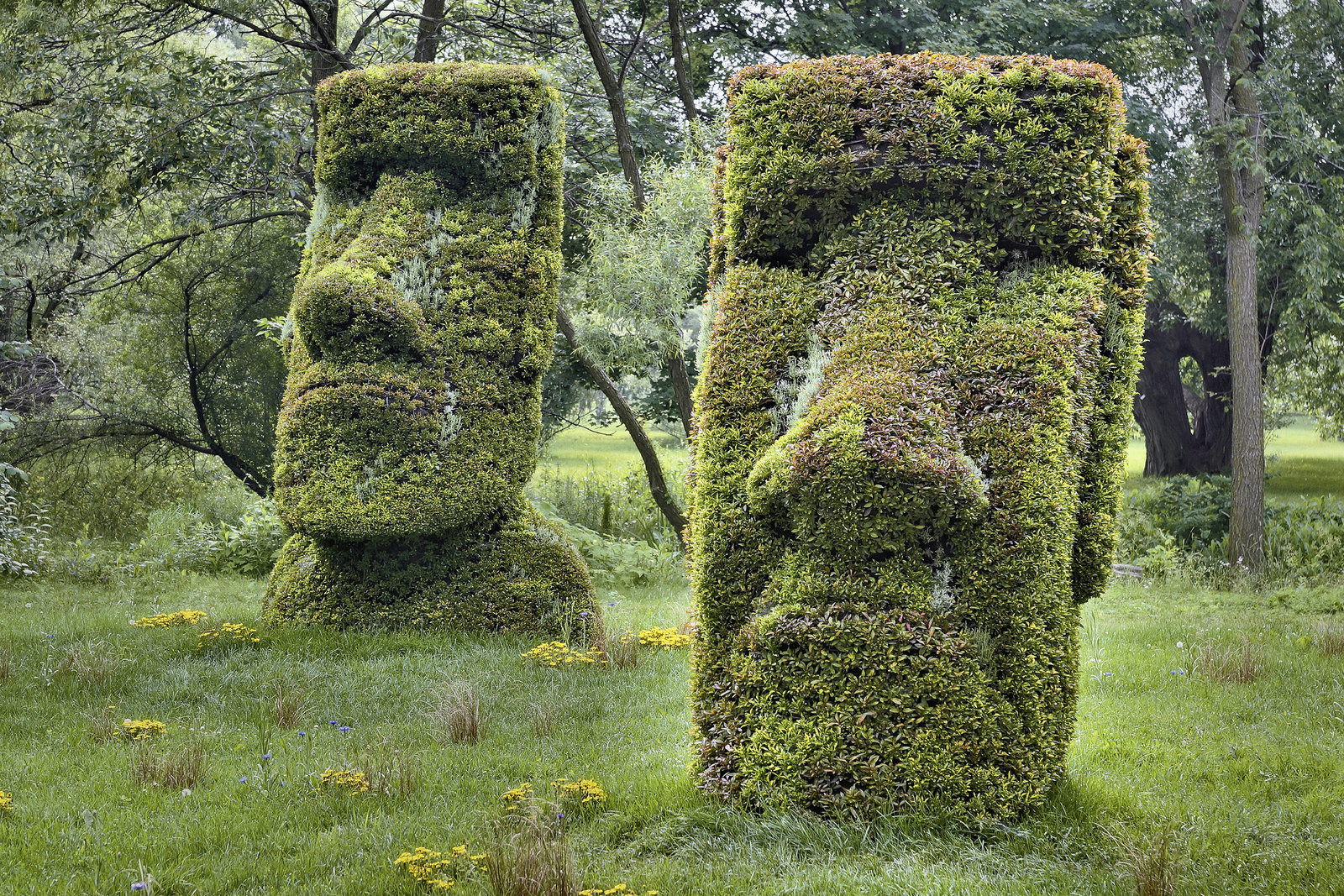 Guardians of the Island – Mosaïcultures Internationales de Montréal, Botanical Garden, Montréal, Québec