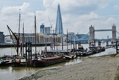 tower bridge and the shard, london