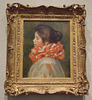 Girl in a Red Ruff by Renoir in the Philadelphia Museum of Art, August 2009