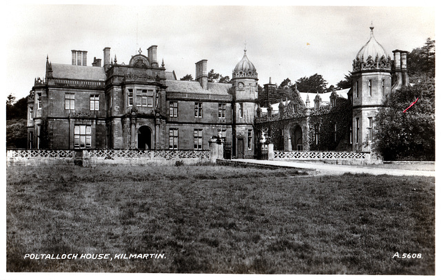 Poltalloch House, Kilmartin, Argyll and Bute (now a ruin)