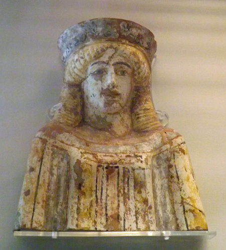 ipernity: Painted Terracotta Bust from Boeotia in the British Museum ...