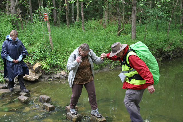 Randonnée 2014 - Gué sur l'Ancoeur - Bois des Bordes Chalonges