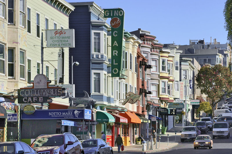 Green Street Near Columbus Avenue – San Francisco, California