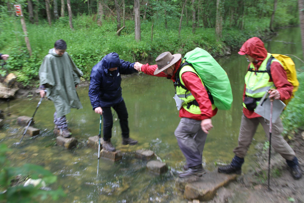 Randonnée 2014 - Gué sur l'Ancoeur - Bois des Bordes Chalonges