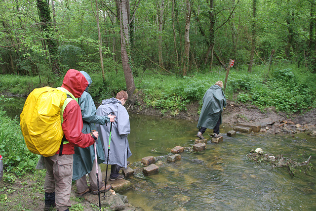 Randonnée 2014 - Gué sur l'Ancoeur - Bois des Bordes Chalonges