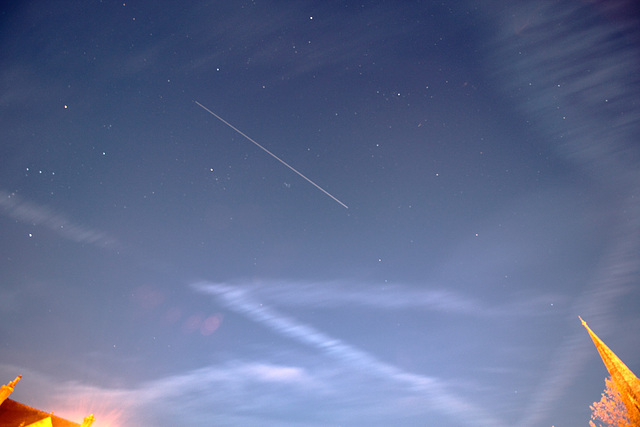 ISS across Taurus