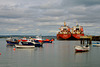 Laid up ships in Portland, Dorset