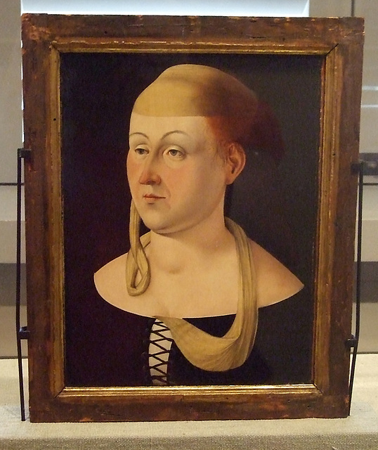 Portrait of a Woman Attributed to Jacometto Veneziano in the Philadelphia Museum of Art, August 2009