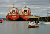 Laid up ships in Portland, Dorset