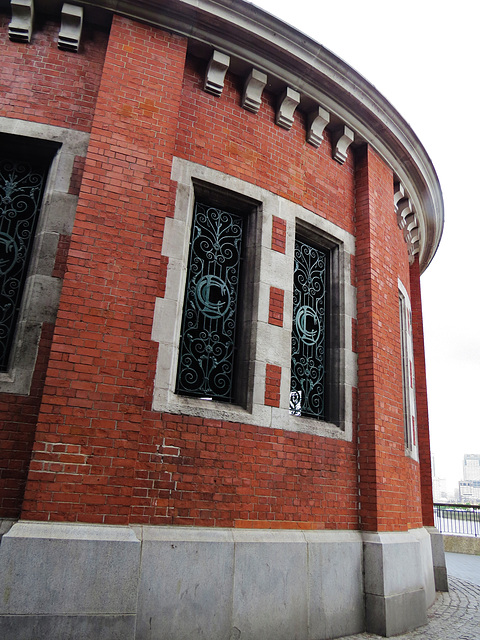 northern rotherhithe tunnel entrance, london