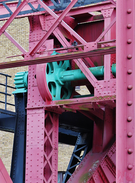 bridge, shadwell basin, london