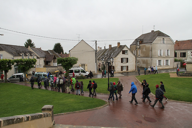 Randonnée 2014 - arrivée à Bombon