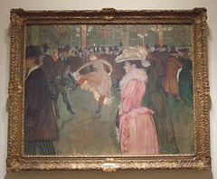 At the Moulin Rouge- The Dance by Toulouse-Lautrec in the Philadelphia Museum of Art, January 2012
