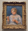 Girl Tatting by Renoir in the Philadelphia Museum of Art, January 2012