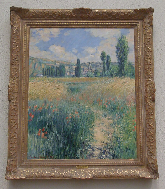 Path on the Island of St. Martin, Vetheuil by Monet in the Philadelphia Museum of Art, January 2012