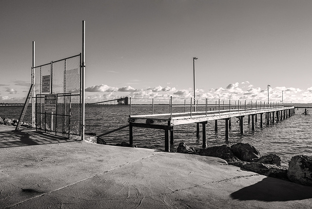 Bleak seascape