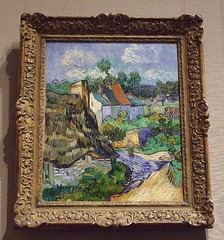 Houses at Auvers by Van Gogh in the Boston Museum of Fine Arts, July 2011