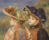 Detail of Two Girls by Renoir in the Philadelphia Museum of Art, August 2009