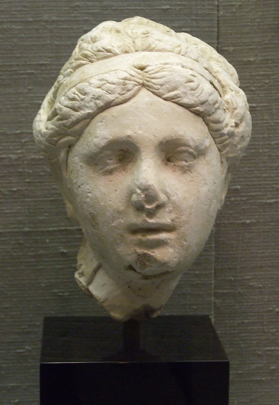 Female Head- Possibly a Queen or a Goddess in the Princeton University Art Museum, July 2011