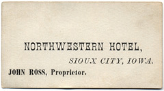 Northwestern Hotel, Sioux City, Iowa