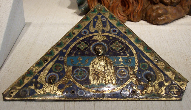 Coronation of the Virgin- Gable from a Reliquary in the Princeton University Art Museum, July 2011