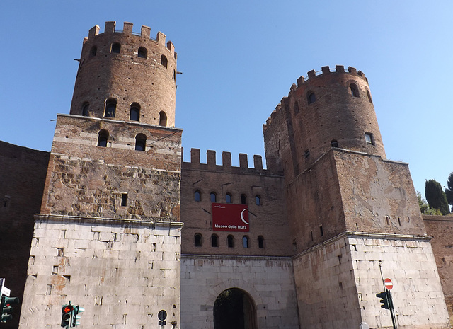 Porta San Sebastiano in Rome, July 2012